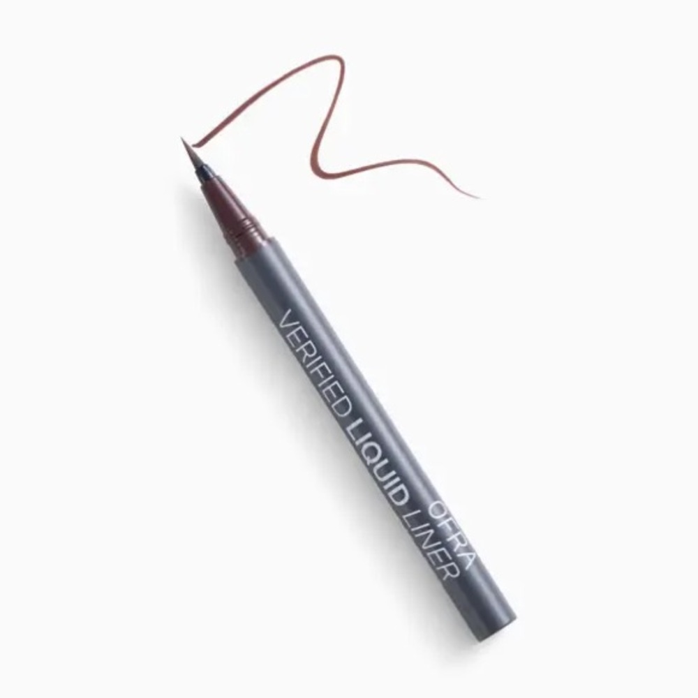 OFRA Verified Liquid Liner Rich Brown Ultra-Fine Brush Tip Smudge-Proof NIB